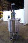 Used Tank, Approximately 80 Gallons, 304 Stainless Steel, Vertical. 30
