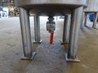 Used- Tank, Approximately 80 Gallons, 304 Stainless Steel, Vertical. 30