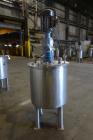 Used Tank, Approximately 80 Gallons, 304 Stainless Steel, Vertical. 30