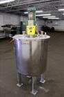 Used Tank, Approximately 80 Gallons, 304 Stainless Steel, Vertical. 30