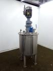 Used Tank, Approximately 80 Gallons, 304 Stainless Steel, Vertical.