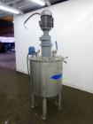 Used Tank, Approximately 80 Gallons, 304 Stainless Steel, Vertical.