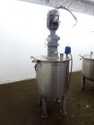 Used Tank, Approximately 80 Gallons, 304 Stainless Steel, Vertical.