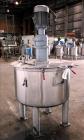 Used Tank, Approximately 120 Gallons, 304 Stainless Steel, Vertical. 40