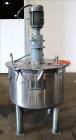 Used- Tank, Approximately 120 Gallons, 304 Stainless Steel, Vertical. 40