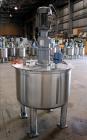 Used- Tank, Approximately 120 Gallons, 304 Stainless Steel, Vertical. 40