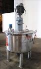 Used Tank, Approximately 120 Gallons, 304 Stainless Steel, Vertical. 40