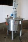 Used Tank, Approximately 120 Gallons, 304 Stainless Steel, Vertical. 40