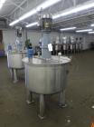 Used- Tank, Approximately 120 Gallons, 304 Stainless Steel, Vertical. 40