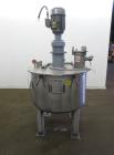 Used- Tank, Approximately 120 Gallons, 304 Stainless Steel, Vertical. 40