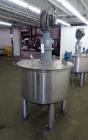 Used Tank, Approximately 120 Gallons, 304 Stainless Steel, Vertical. 40