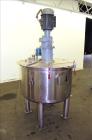 Used Tank, Approximately 120 Gallons, 304 Stainless Steel, Vertical. 40