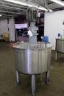 Used- Tank, Approximately 120 Gallons, 304 Stainless Steel, Vertical. 40