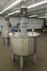 Used- Tank, Approximately 120 Gallons, 304 Stainless Steel, Vertical. 40