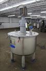 Used- Tank, Approximately 120 Gallons, 304 Stainless Steel, Vertical. 40