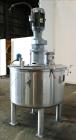 Used- Tank, Approximately 200 Gallons, 304 Stainless Steel, Vertical. 46
