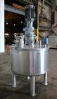Used- Tank, Approximately 200 Gallons, 304 Stainless Steel, Vertical. 46