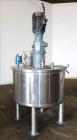 Used Tank, Approximately 200 Gallons, 304 Stainless Steel, Vertical. 46