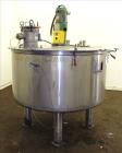 Used Tank, Approximately 350 Gallons, 304 Stainless Steel, Vertical. 60
