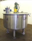 Used Tank, Approximately 350 Gallons, 304 Stainless Steel, Vertical. 60