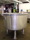 Used Tank, Approximately 350 Gallons, 304 Stainless Steel, Vertical. 60