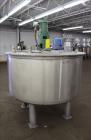 Used Tank, Approximately 350 Gallons, 304 Stainless Steel, Vertical. 60
