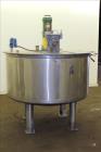 Used Tank, Approximately 350 Gallons, 304 Stainless Steel, Vertical. 60