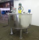 Used Tank, Approximately 350 Gallons, 304 Stainless Steel, Vertical. 60