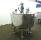 Used Tank, Approximately 350 Gallons, 304 Stainless Steel, Vertical. 60