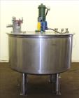 Used Tank, Approximate 350 Gallon, 304 Stainless Steel, Vertical. 60