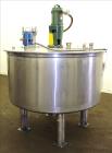 Used Tank, Approximate 350 Gallon, 304 Stainless Steel, Vertical. 60