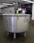 Used Tank, Approximate 350 Gallon, 304 Stainless Steel, Vertical. 60