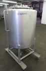 Used Tank, Approximate 200 Gallon, 304 Stainless Steel, Vertical. Approximate 35