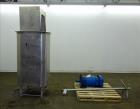 Used Custom Mixing Tank, 220 Gallons, 304 Stainless Steel, Vertical.