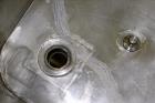 Used Custom Mixing Tank, 220 Gallons, 304 Stainless Steel, Vertical.