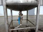 Used Tank, Approximate 150 Gallon, 304 Stainless Steel, Vertical. Approximate 38