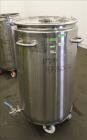 Used Tank, Approximate 75 Gallon, 316 Stainless Steel, Vertical.