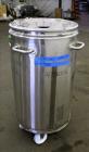 Used Tank, Approximate 75 Gallon, 316 Stainless Steel, Vertical.