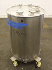 Used- Tank, Approximate 50 Gallon, 316 Stainless Steel, Vertical.