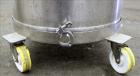 Used Tank, Approximate 50 Gallon, 316 Stainless Steel, Vertical.