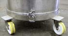 Used- Tank, Approximate 50 Gallon, 316 Stainless Steel, Vertical.