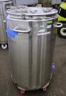 Used Tank, Approximate 75 Gallon, 316 Stainless Steel, Vertical.
