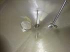 Used Mix Tank, Approximately 100 Gallon, 316 Stainless Steel, Vertical.