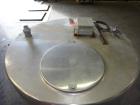 Used CIP Tank, Approximately 500 Gallons, 304 Stainless Steel, Vertical.