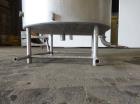 Used CIP Tank, Approximately 500 Gallons, 304 Stainless Steel, Vertical.
