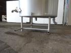Used CIP Tank, Approximately 500 Gallons, 304 Stainless Steel, Vertical.