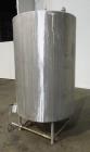 Used- CIP Tank, Approximately 500 Gallons, 304 Stainless Steel, Vertical.