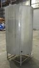 Used- CIP Tank, Approximately 500 Gallons, 304 Stainless Steel, Vertical.