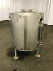 Used Tank, Approximate 100 Gallon, 304 Stainless Steel, Vertical.
