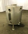 Used Tank, Approximate 100 Gallon, 304 Stainless Steel, Vertical.